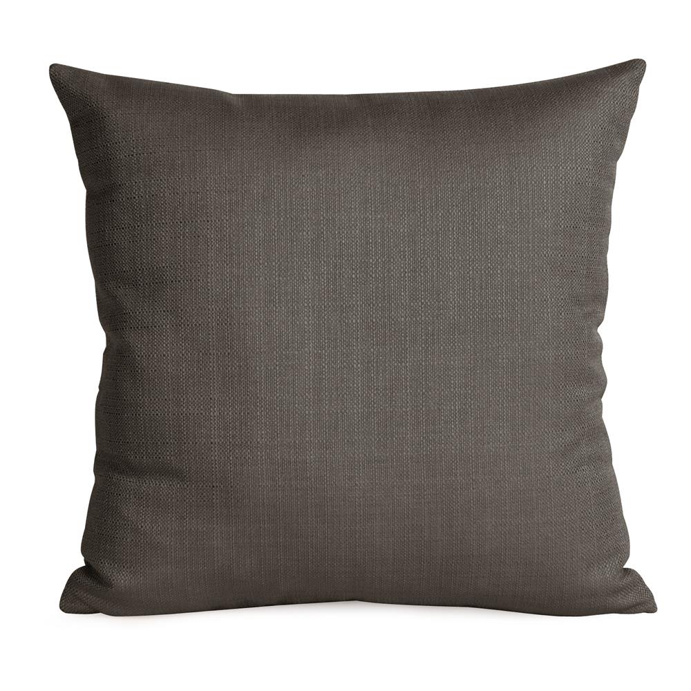 Howard Elliott 20 X 20 Pillow - Luxurious Soft Knobby Weave In Earthy Tones For Contemporary Living Spaces Gray 100% Polyester 2-201-howard-elliott