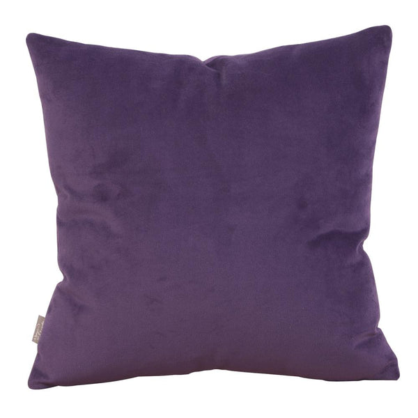 Howard Elliott 20 X 20 Pillow - Luxurious Soft Knobby Weave In Earthy Tones For Contemporary Living Spaces Purple 100% Polyester 2-223f-howard-elliott