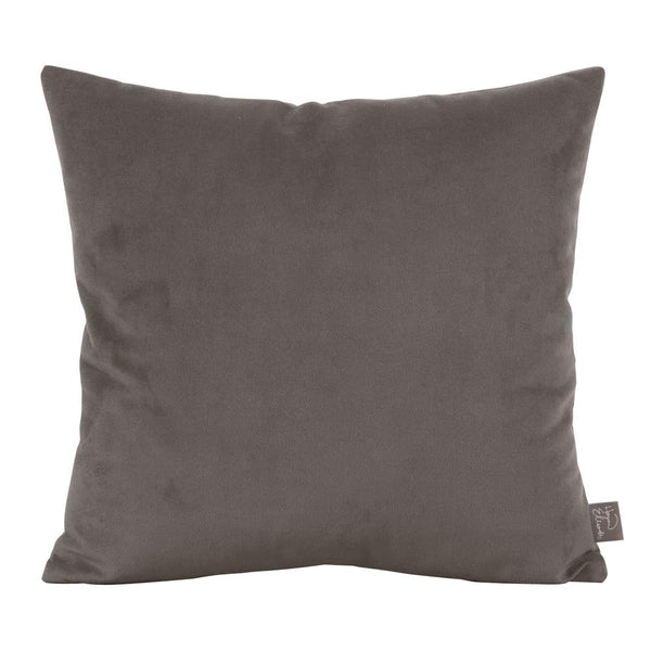 Howard Elliott 20 X 20 Pillow - Luxurious Soft Knobby Weave In Earthy Tones For Contemporary Living Spaces Gray 100% Polyester 2-225-howard-elliott