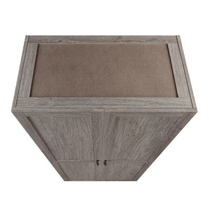 Manhattan Comfort Hopkins Modern Storage Closet - Set of 2 Grey 2-23GLF-GY