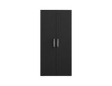 Manhattan Comfort Eiffel Modern Garage Cabinets - Set of 2 Matte Black 2-250BMC8