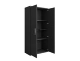 Manhattan Comfort Eiffel Modern Garage Cabinets - Set of 2 Matte Black 2-250BMC8