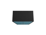 Manhattan Comfort Eiffel Modern Garage Cabinets - Set of 2 Matte Black and Aqua Blue 2-250BMC83