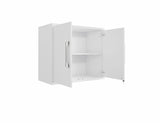 Manhattan Comfort Eiffel Modern Floating Garage Cabinets - Set of 2 White 2-251BMC6