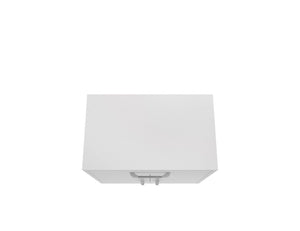 Manhattan Comfort Eiffel Modern Mobile Garage Cabinets - Set of 2 White 2-252BMC6