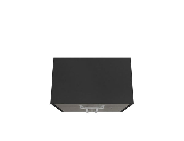 Manhattan Comfort Eiffel Modern Mobile Garage Cabinets - Set of 2 Matte Black and Grey 2-252BMC85