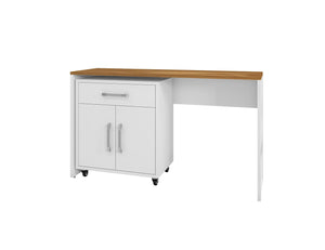 Manhattan Comfort Eiffel Modern Garage Work Station - Set of 2 White 2-259BMC6