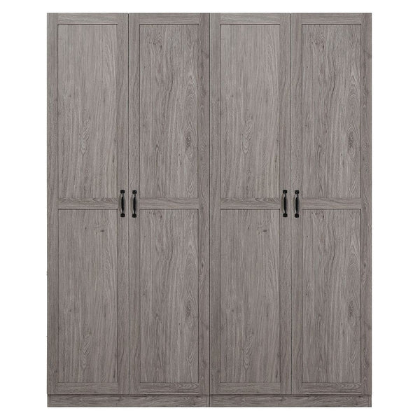 Manhattan Comfort Hopkins Modern Wardrobe Grey 2-2GLF-GY