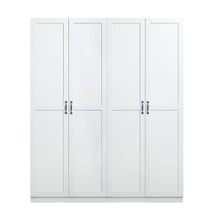 Manhattan Comfort Hopkins Modern Wardrobe White 2-2GLF-WH