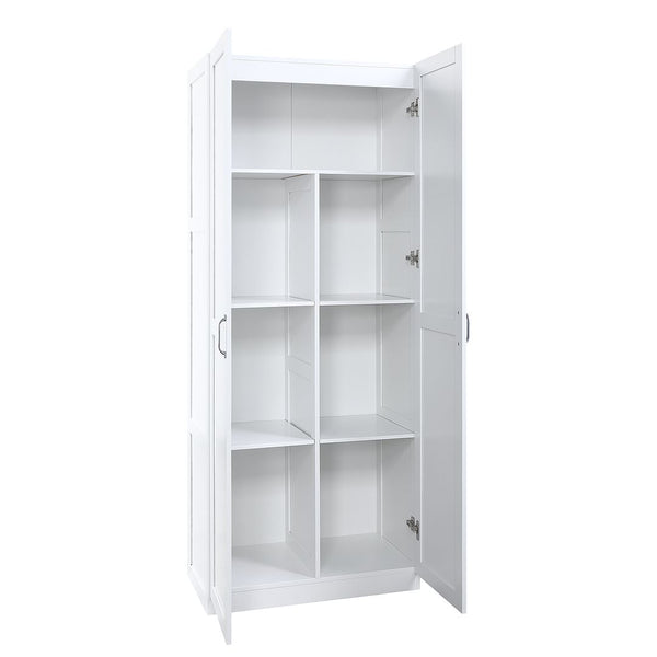 Manhattan Comfort Hopkins Modern Wardrobe White 2-2GLF-WH
