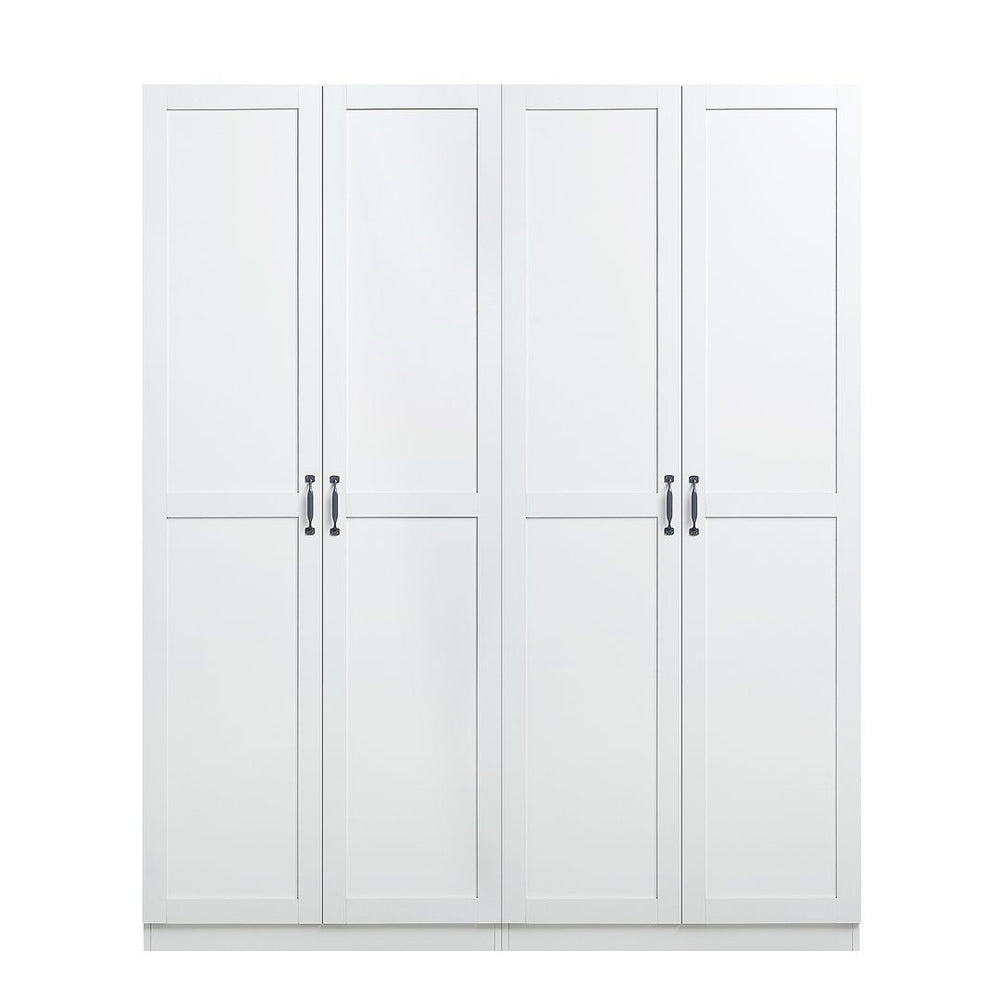Manhattan Comfort Hopkins Modern Storage Closet - Set of 2 White 2-3GLF-WH