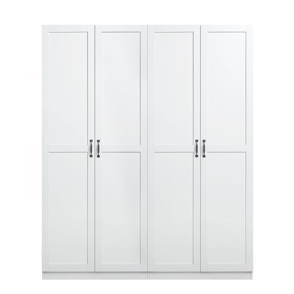 Manhattan Comfort Hopkins Modern Storage Closet - Set of 2 White 2-3GLF-WH