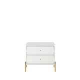 Manhattan Comfort Jasper Modern Nightstands - Set of 2 White Gloss 2-51351