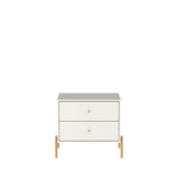 Manhattan Comfort Jasper Modern Nightstands - Set of 2 Off White 2-51353