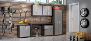 Manhattan Comfort Fortress Modern Garage Cabinet Grey 2-5GMC