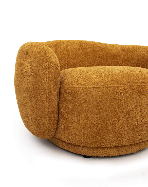 VIG Furniture Divani Casa Andrew - Modern Orange Fabric Sofa Set VGEV-B1830-SOFA-SET-ORG