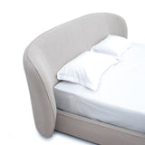 VIG Furniture Modrest Lambert - Modern Beige Fabric Upholstered Bed VGEVA149-BGE-BED-01