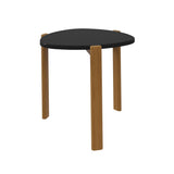 Gales End Table and Coffee Table in Black 2-82735-BK Manhattan Comfort