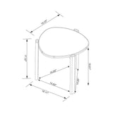 Gales End Table and Coffee Table in White 2-82735-WH Manhattan Comfort