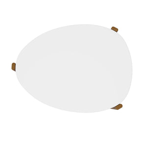 Gales End Table and Coffee Table in White 2-82735-WH Manhattan Comfort