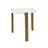 Gales End Table and Coffee Table in White 2-82735-WH Manhattan Comfort