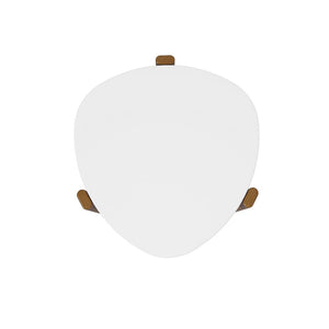 Gales End Table and Coffee Table in White 2-82735-WH Manhattan Comfort