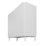 Bogardus Accent Cabinet in White - Set of 2 2-AC-318AMC86 Manhattan Comfort