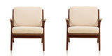 Martelle Mid-Century Modern Accent Chair (Set of 2)