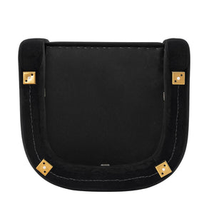 Manhattan Comfort Amirah Modern Accent Chair - Set of 2 Black 2-AC060-BK