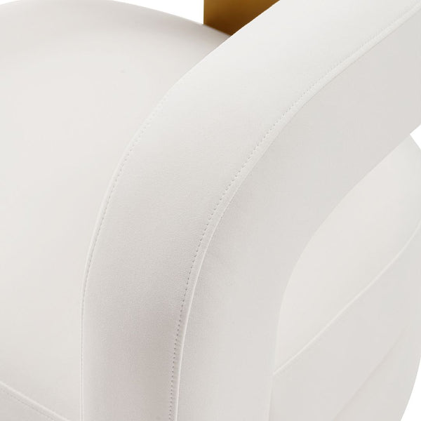 Manhattan Comfort Amirah Modern Accent Chair - Set of 2 White 2-AC060-WH