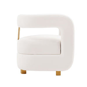 Manhattan Comfort Amirah Modern Accent Chair - Set of 2 White 2-AC060-WH