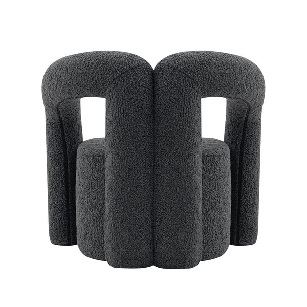 Manhattan Comfort Darian Modern Accent Chair - Set of 2 Black 2-AC061-BK