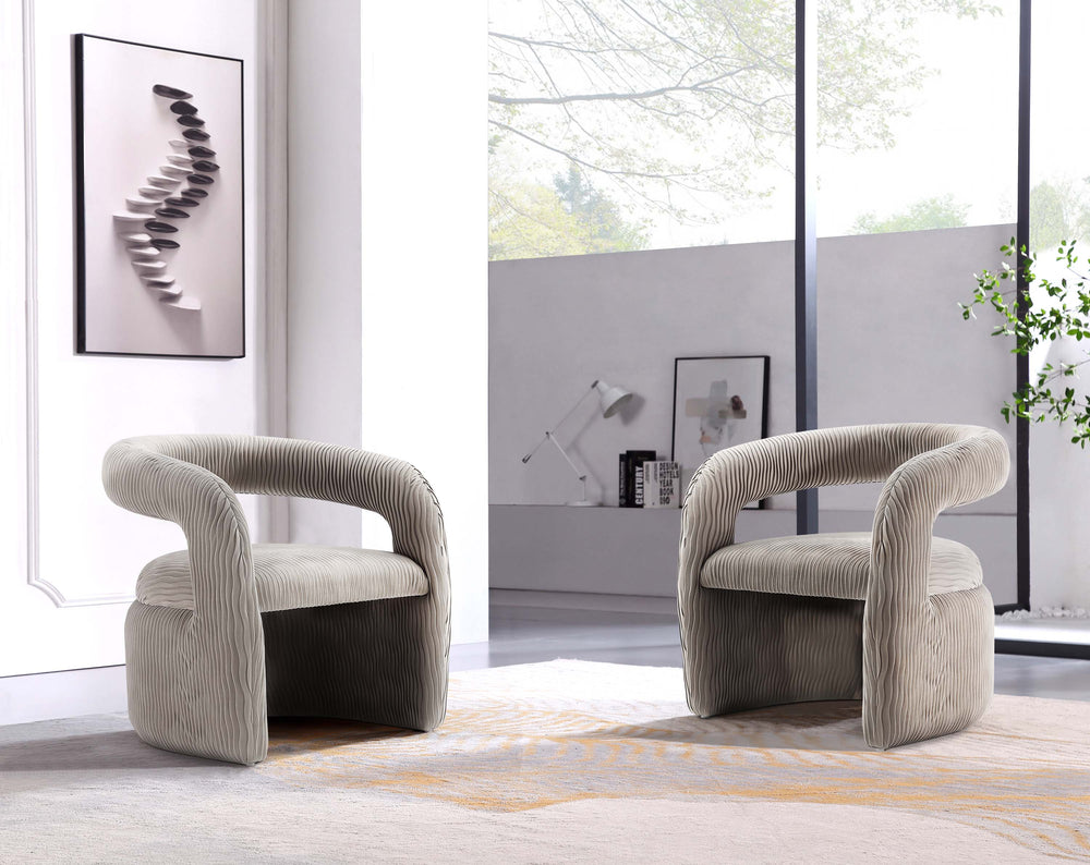 Corvette Dining Chairs in Dove - Set of 2 2-AC068-DO Manhattan Comfort