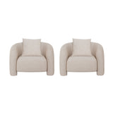 Sylvia Accent Chair in Gold Dust - Set of 2 2-AC070-GD Manhattan Comfort