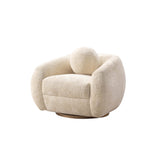 Tribeca Sofa and Accent Chair in Cream - Set of 2 2-ACSF16-CR Manhattan Comfort