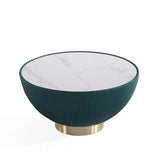 Anderson Coffee Table and End Table 2.0 in Green - Set of 2 2-AT01-GR Manhattan Comfort