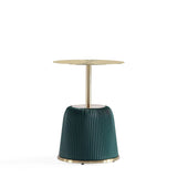 Anderson End Table 1.0 and End Table 2.0 in Green - Set of 2 2-AT03-GR Manhattan Comfort