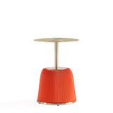 Anderson End Table 1.0 and End Table 2.0 in Orange - Set of 2 2-AT03-OR Manhattan Comfort