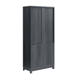 Jodie Bookcase in Charcoal Grey - Set of 2 2-BC001-GY Manhattan Comfort