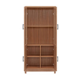 Jodie Bookcase in Maple - Set of 2 2-BC001-MP Manhattan Comfort