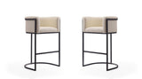 Cosmopolitan Mid-Century Modern Bar Stool (Set of 2)