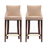 Shubert Barstool in Tan - Set of 2 2-BS019-TN Manhattan Comfort