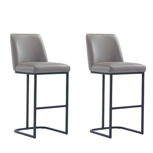 Serena Barstool in Grey - Set of 2 2-BS020-GY Manhattan Comfort