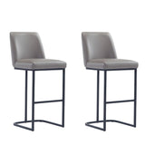 Serena Barstool in Grey - Set of 2 2-BS020-GY Manhattan Comfort