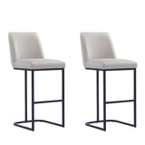 Serena Barstool in Light Grey - Set of 2 2-BS020-LG Manhattan Comfort