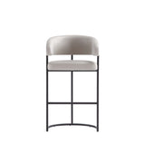 Augusta Barstool in Light Grey - Set of 2 2-BS021-LG Manhattan Comfort