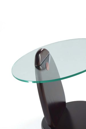 Artesia  Coffee Table and End Table Set of 2 in Dark Walnut 2-CE0158 Manhattan Comfort