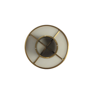 Glenn Coffee Table and End Table Set of 2 in Gold 2-CE1710 Manhattan Comfort