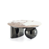 Laurel Coffee Table and End Table Set of 2 in Black 2-CE1811 Manhattan Comfort