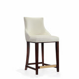 Shubert Counter Stool in Ivory - Set of 2 2-CS016-IV Manhattan Comfort